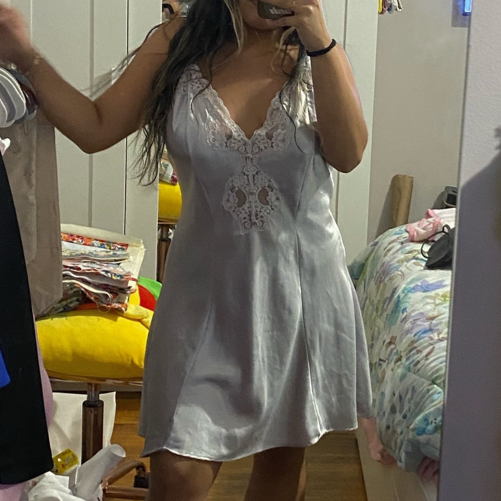 SOLD Silk slip dress